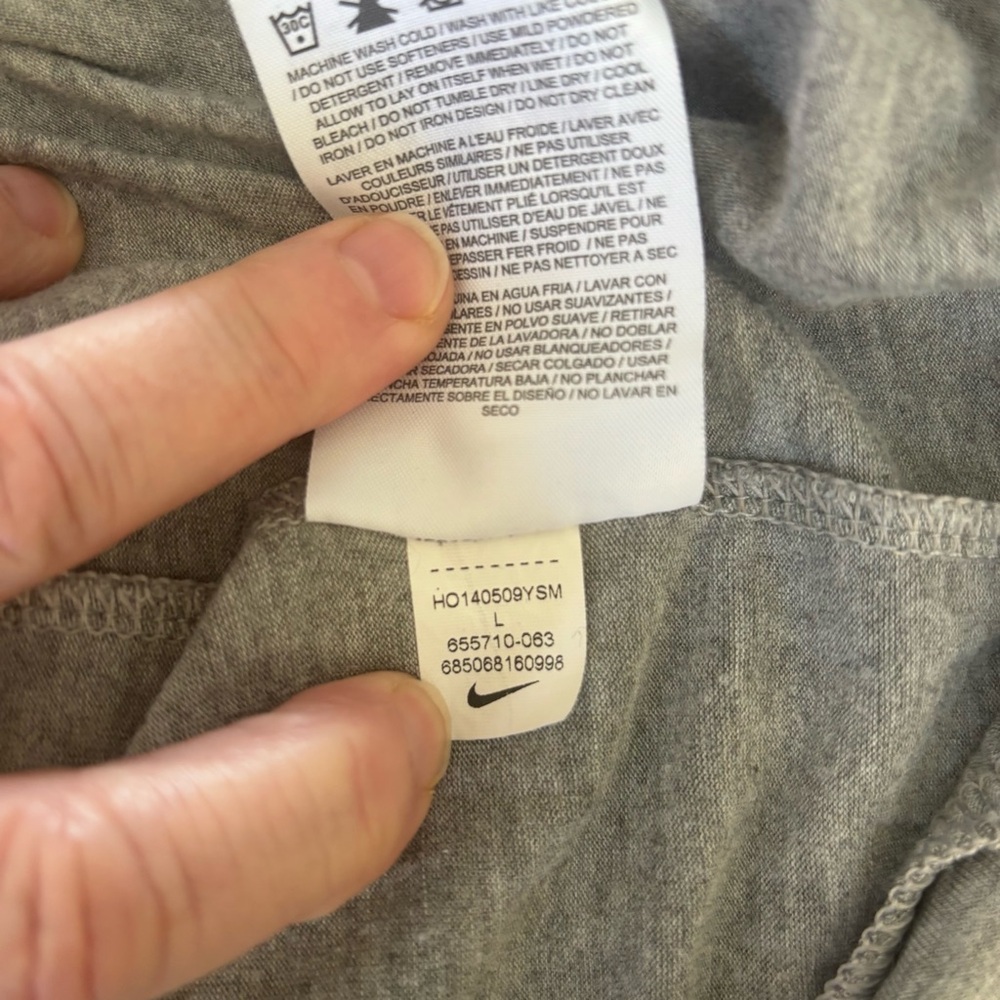 Nike Comfort Tunic Gray Women's Large Soft & Lightweight - Picture 8 of 9